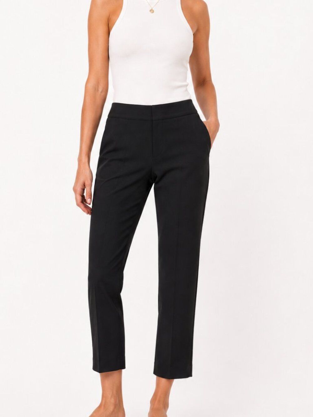 Spanx Black Stretch Pants Straight Leg Womens Size X-Large P New with tags